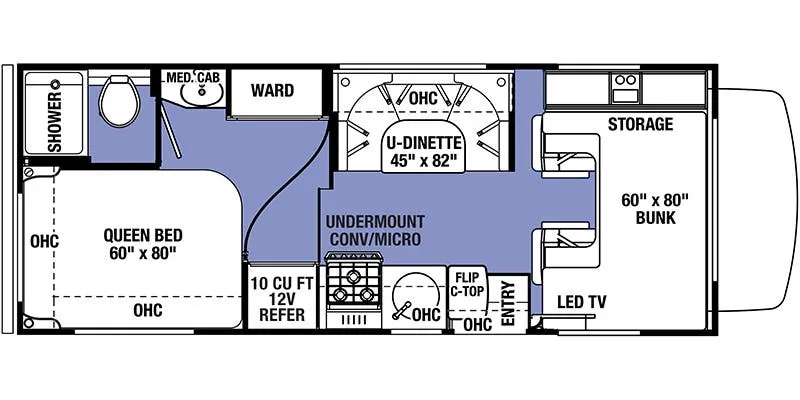 Forest River Forester 2351S LE floor plan