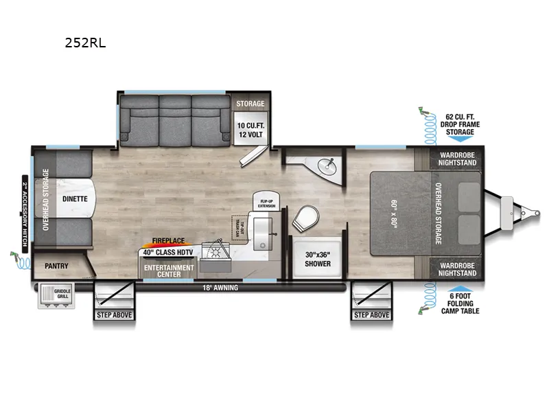 2025 Alliance RV Delta 252RL - Floor plan