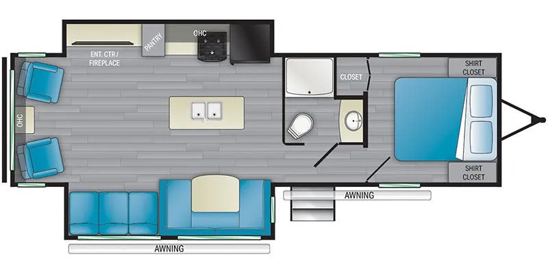 Heartland Pioneer PI RL 290 floor plan