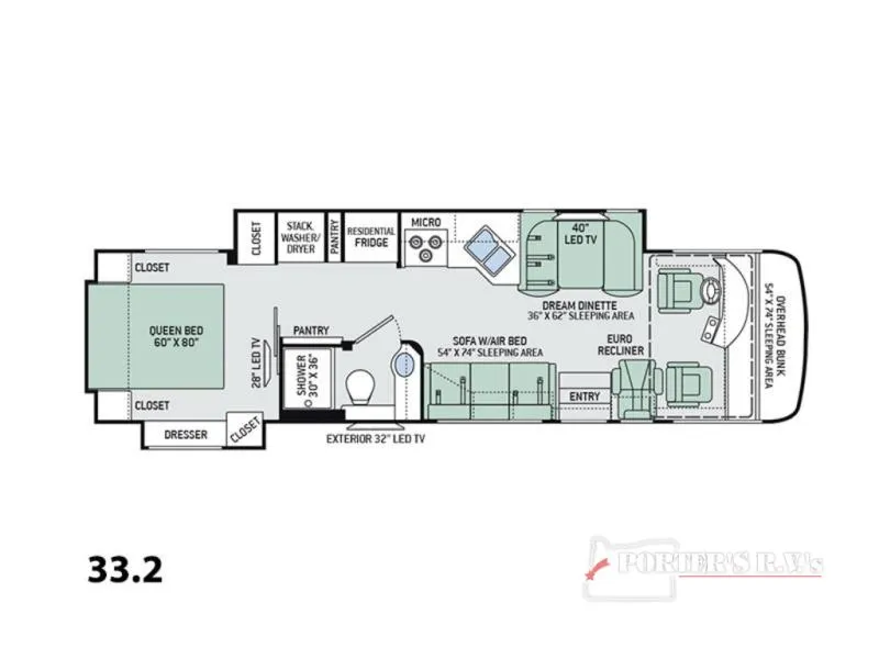 2017 Thor Motor Coach Palazzo 33.2 - Photo 3