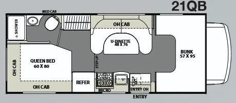 Coachmen Freelander 21QB floor plan