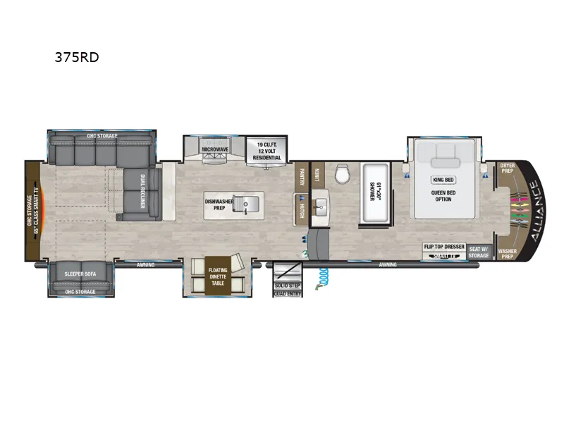 2024 Alliance RV Paradigm 375RD - Photo 3