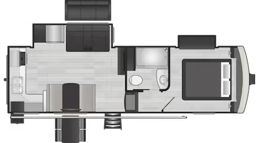 Keystone Arcadia Super Lite 242SLMD floor plan