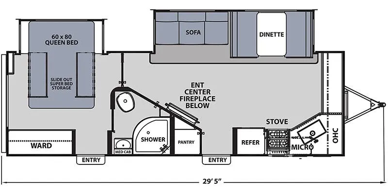 2023 Coachmen Apex Ultra-lite 243FKS - Floor plan