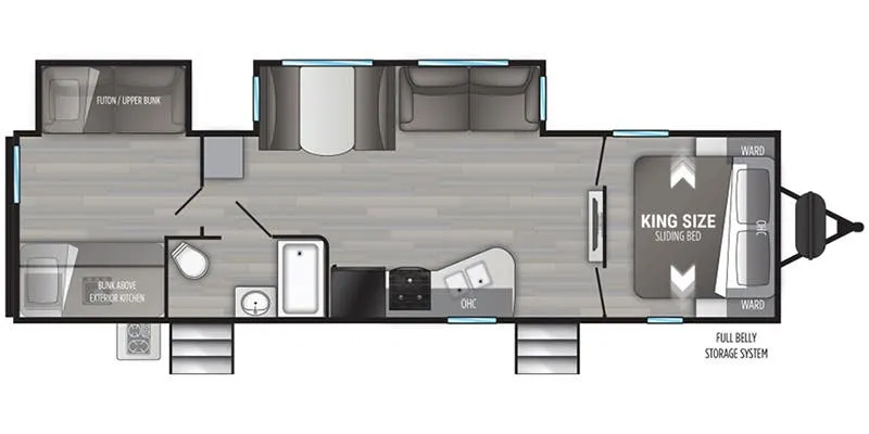 2022 Cruiser RV Embrace EL310 - Floor plan