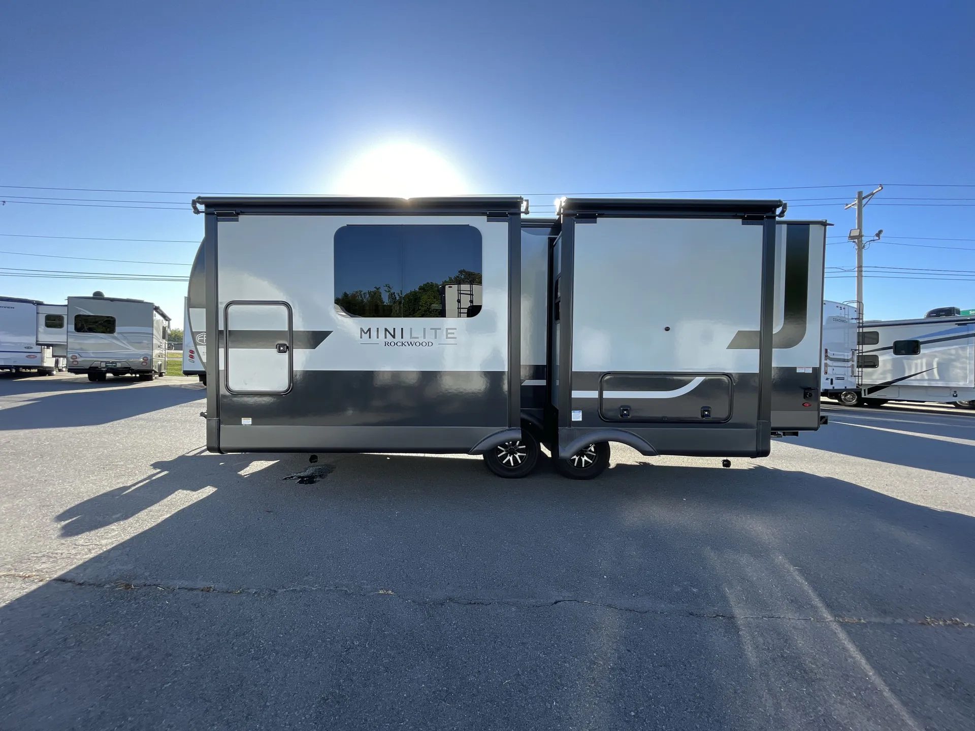 2027 Forest River Rockwood Mini Lite 2523MBR — campside