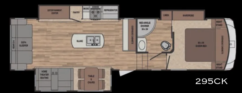 Forest River Sabre 295CK floor plan
