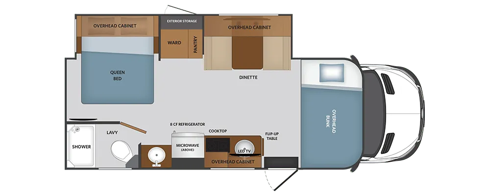 Fleetwood Insight 25Q floor plan