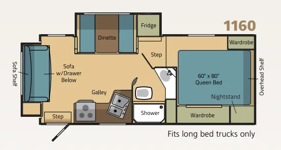 Adventurer Eagle Cap 1160 floor plan