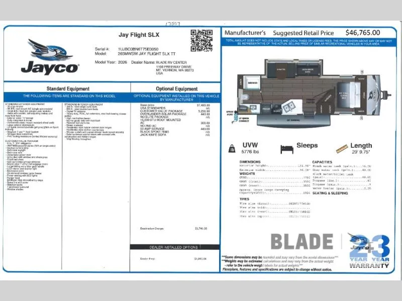 2026 Jayco Jay Flight SLX 265MWSW - Photo 3