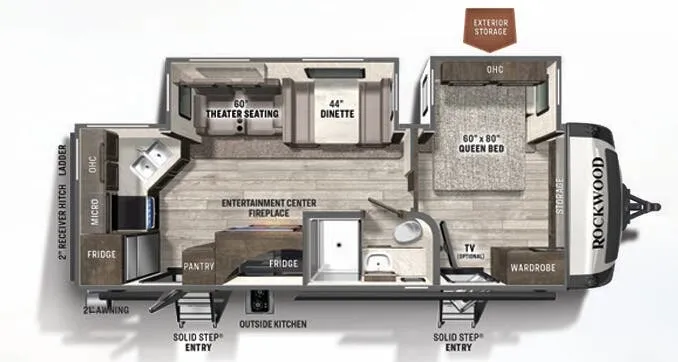 Forest River Rockwood Ultra Lite 2614BS exterior