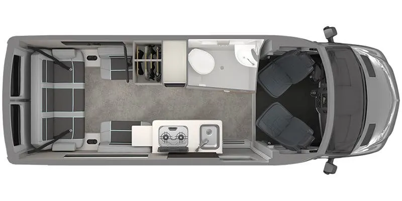 Airstream Interstate 19 SE floor plan