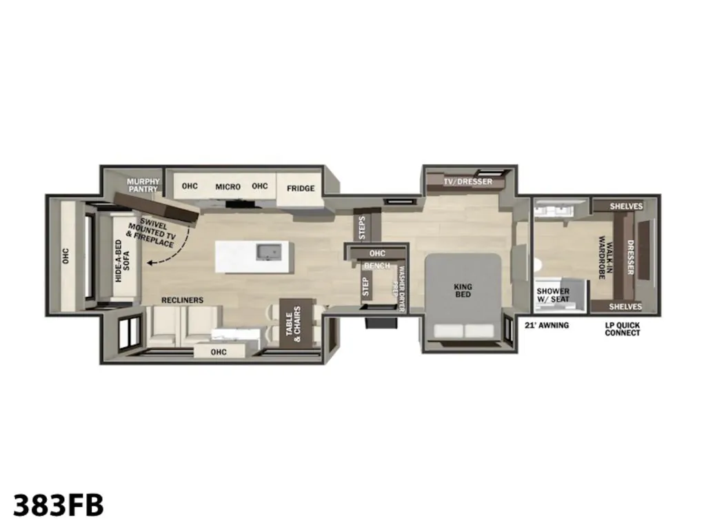 2027 Forest River Cedar Creek 383FB - Photo 3