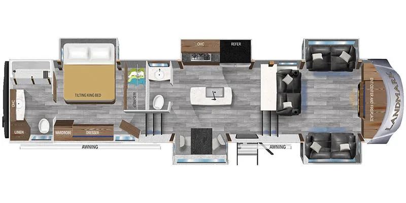Heartland Landmark 365 LM Lafayette floor plan