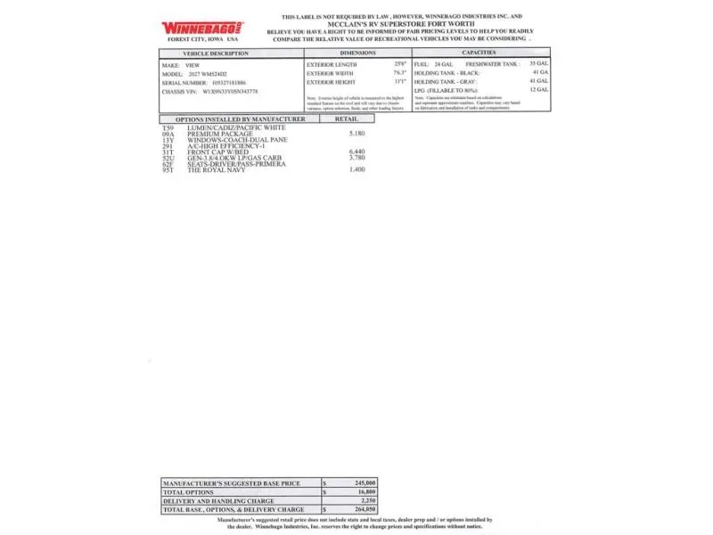 2027 Winnebago View 24D - Photo 4