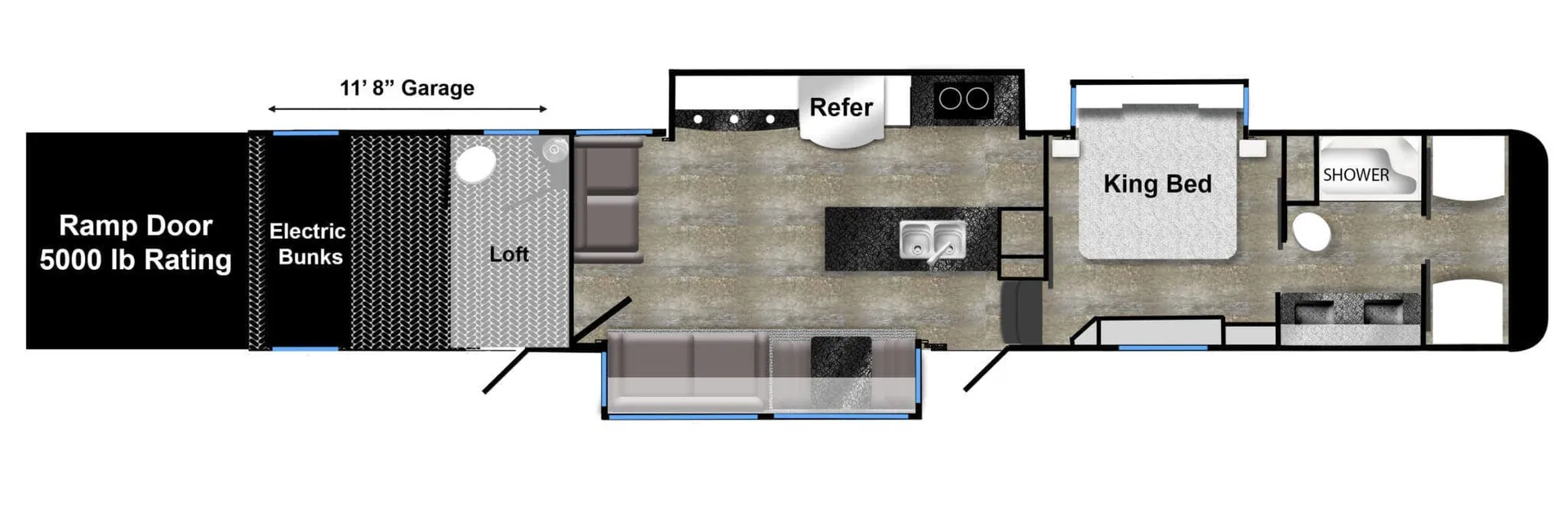 Luxe Luxe 46FB floor plan