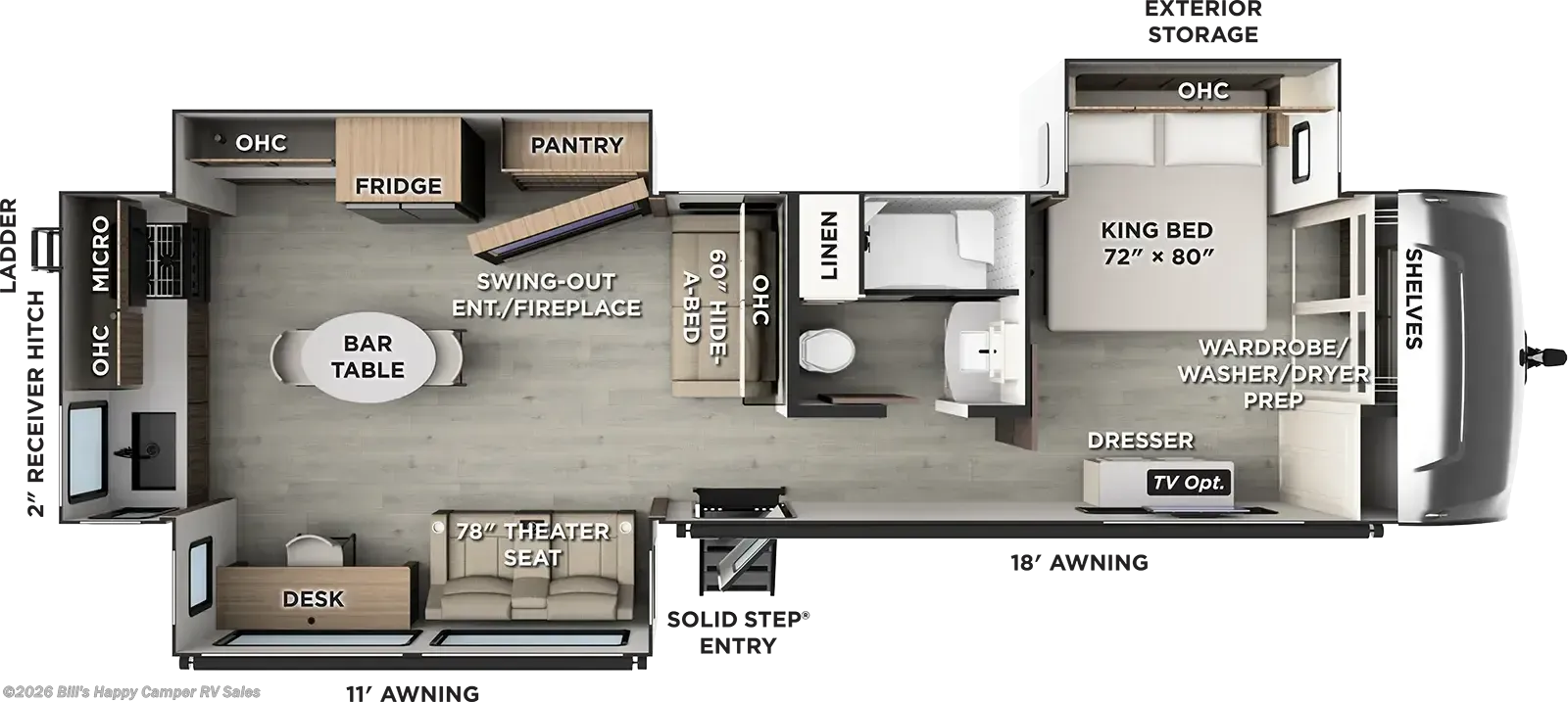 2027 Forest River Rockwood Signature 8393RK - Photo 3