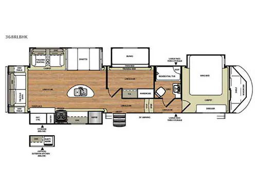 2016 Forest River Salem Hemisphere Lite 368RLBHK - Photo 3