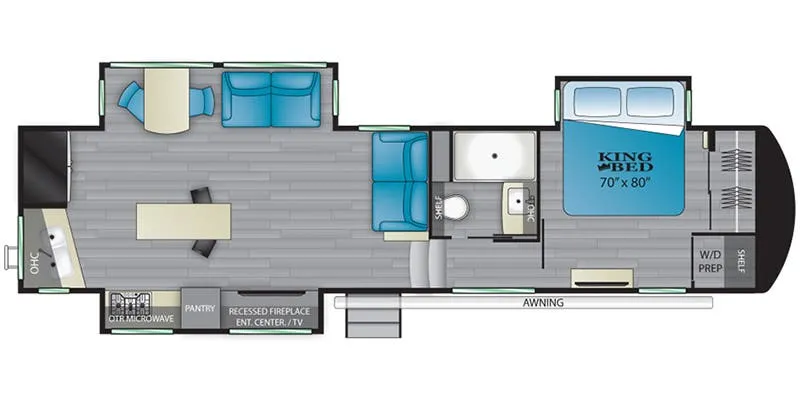Heartland Bighorn BH 3120 RK floor plan
