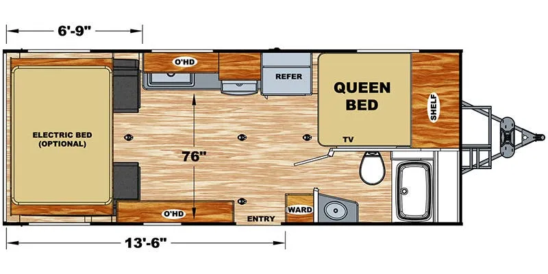 Eclipse Stellar 19SBG-LE floor plan