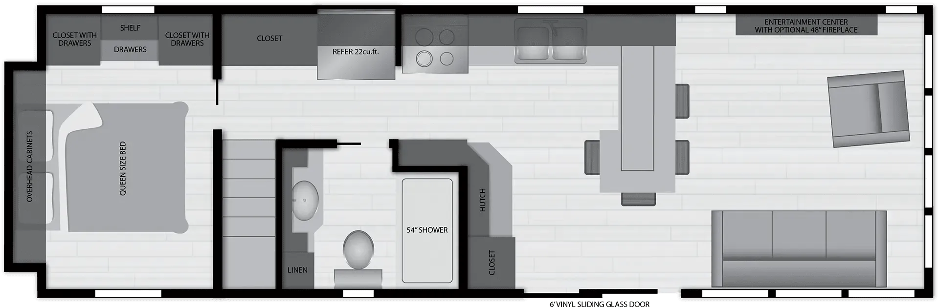 2026 Kropf Island 4720BR - Floor plan