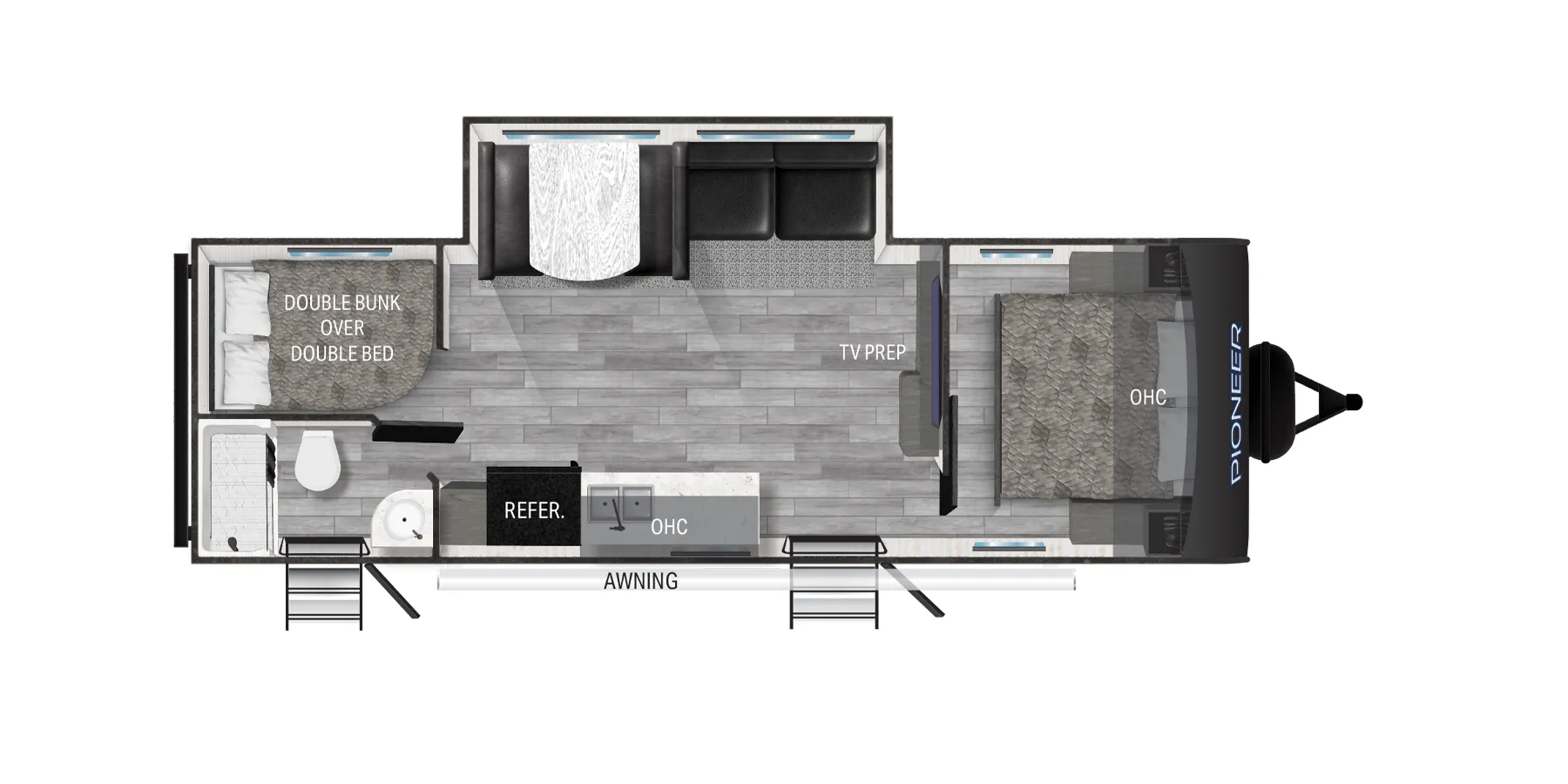 Heartland Pioneer BH261 floor plan