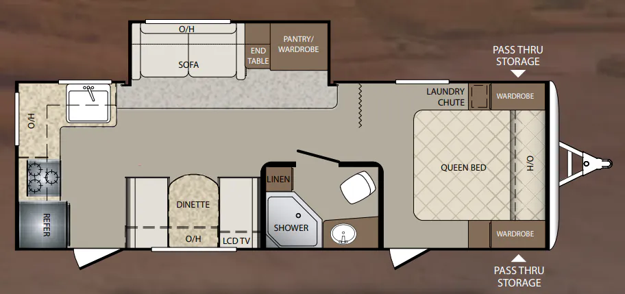 Keystone Bullet 248RKSWE floor plan