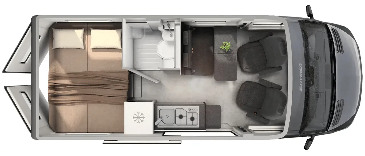 Hymer Grand Canyon S CrossOver 600 floor plan