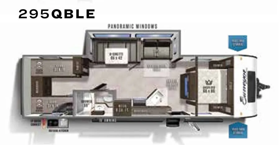 Forest River Surveyor Legend 295QBLE exterior