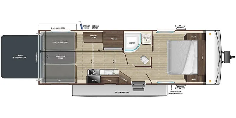 Highland Ridge Open Range Conventional 233THW floor plan