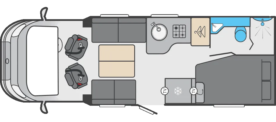 Swift Voyager 564 floor plan