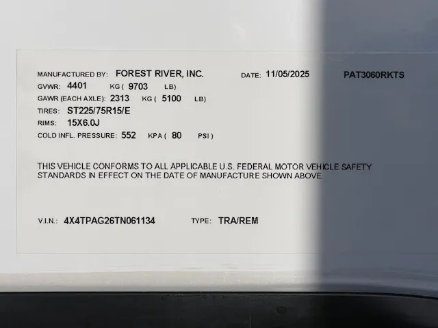 2026 Forest River Solaire 3060RKTS, Photos photo 4