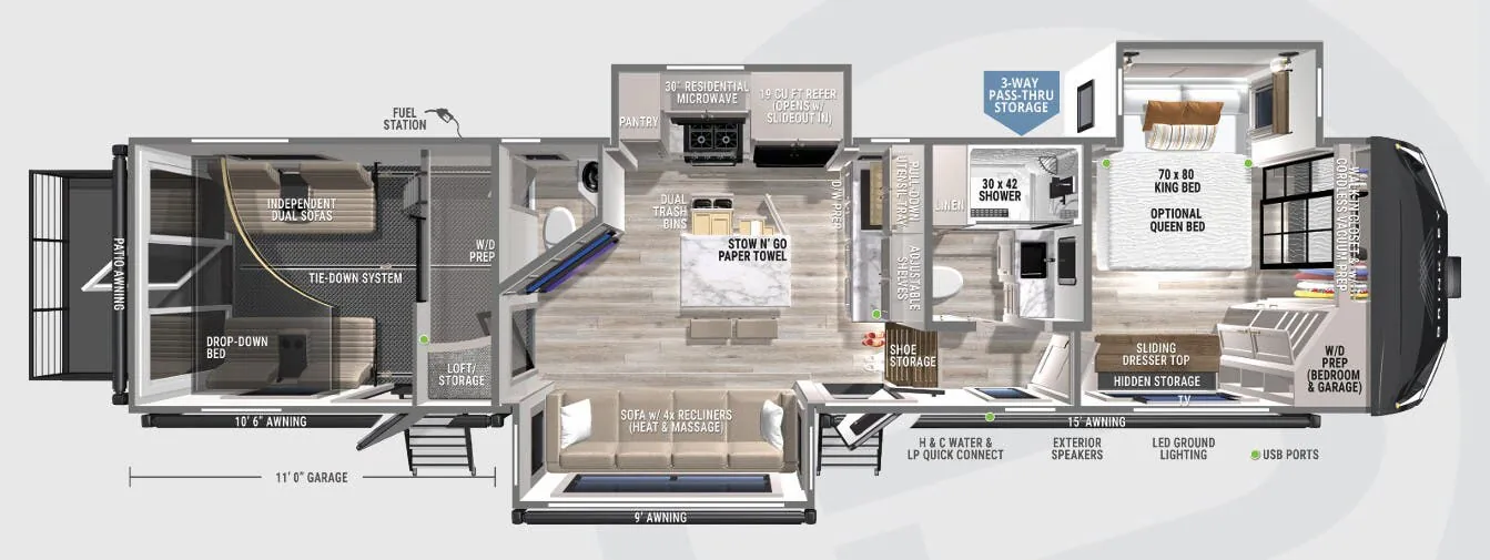 Brinkley Model Gx 3500x floor plan