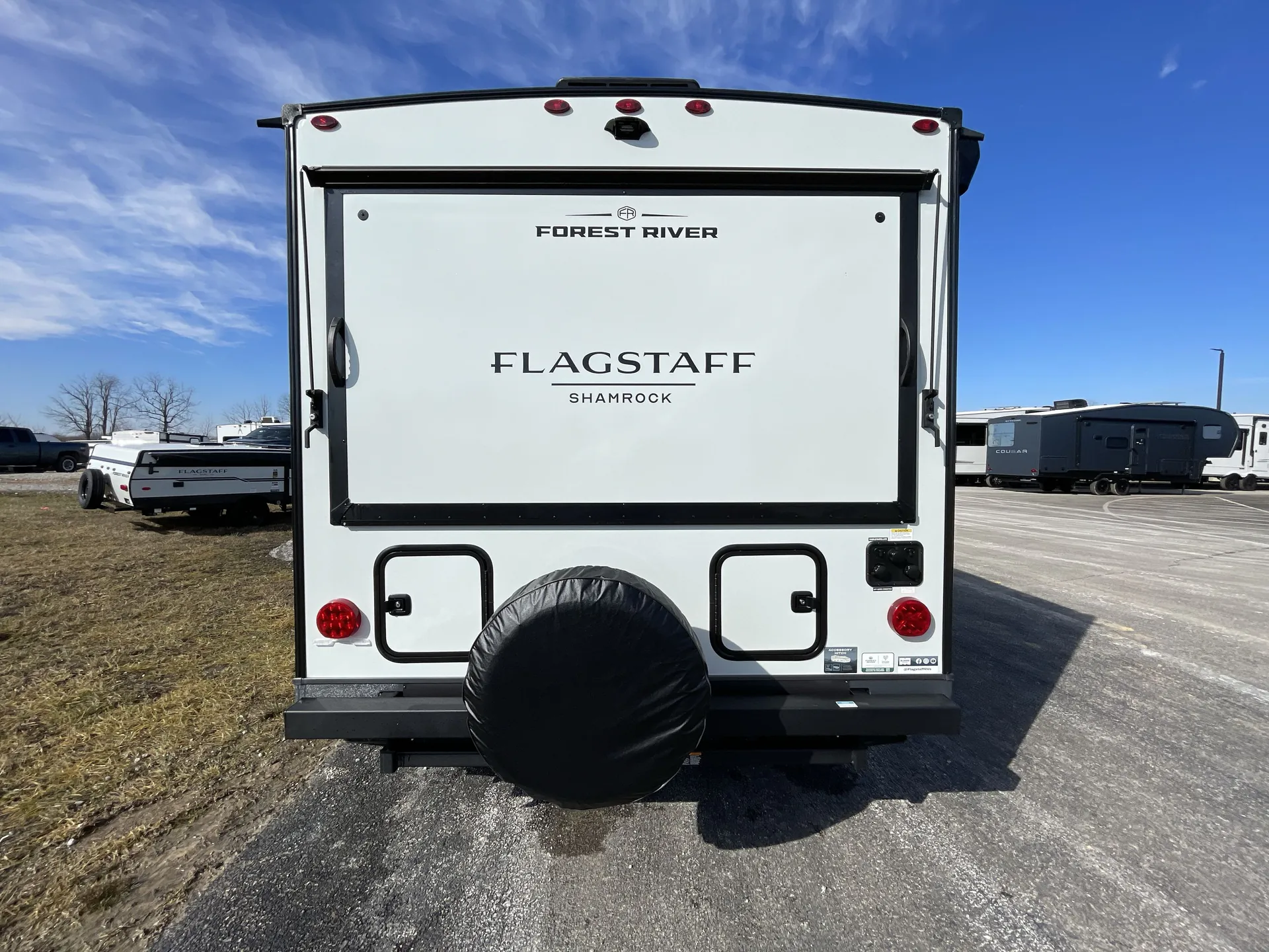 2026 Forest River Flagstaff Shamrock 17E — backside