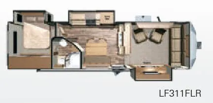 Highland Ridge Open Range Light LF311FLR floor plan