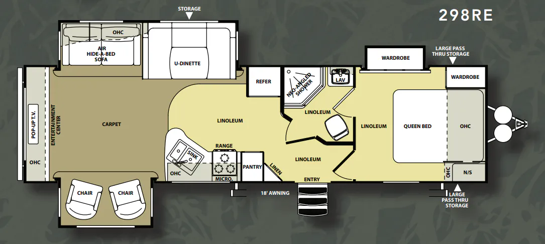 Forest River Salem Hemisphere Lite 298RE floor plan