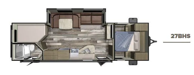 Starcraft Autumn Ridge Outfitter 27BHS floor plan