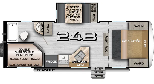 Northwood Nash 24B floor plan