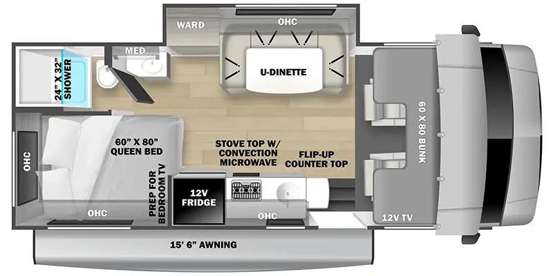 Forest River Forester LE 2151SLE floor plan