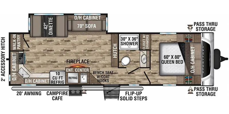 Venture RV SportTrek ST291VRK floor plan