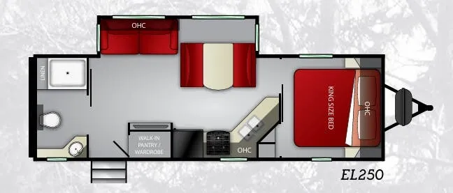 Cruiser RV Embrace 250 floor plan