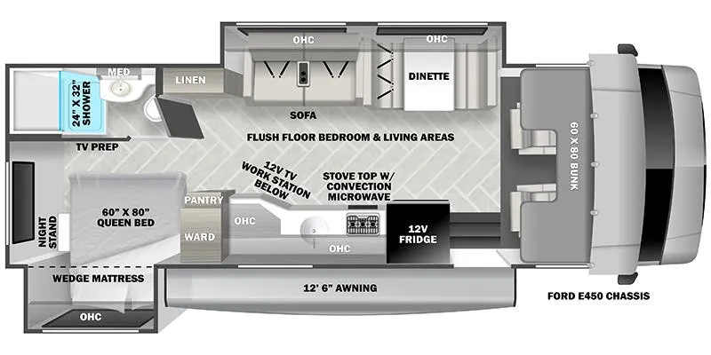 Forest River Forester 2551DS LE floor plan