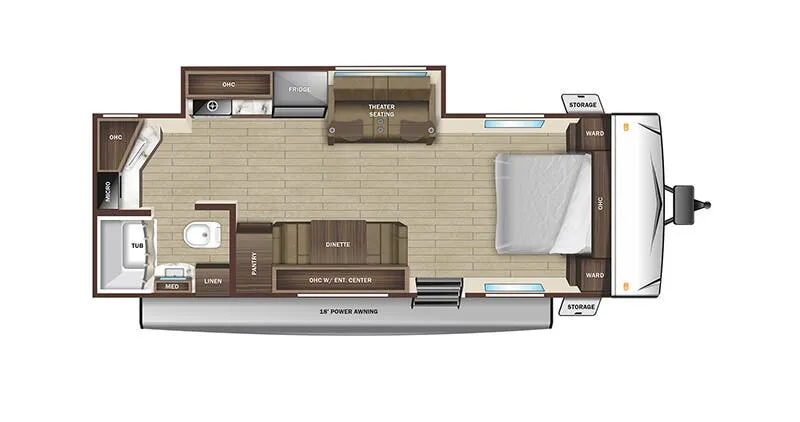 Starcraft Autumn Ridge 25FB floor plan