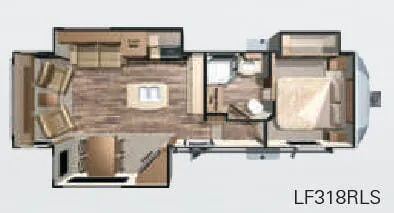 Highland Ridge Open Range Light LF318RLS floor plan