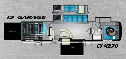 Heartland Cyclone 4270 floor plan