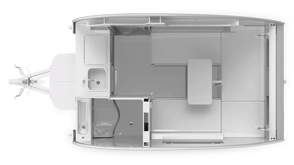NuCamp TAB 320 LITE BASE floor plan