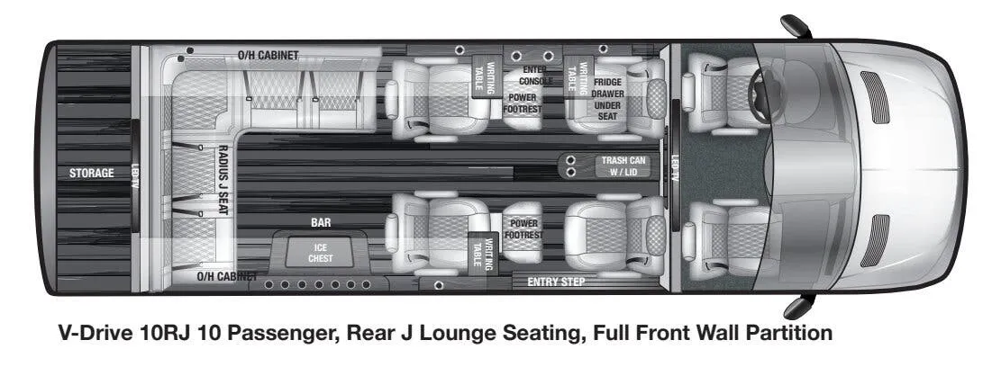 OGV Luxury Coach V-Drive 10RJ floor plan
