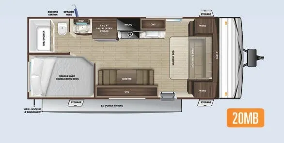Highland Ridge Open Range Conventional 20MB floor plan