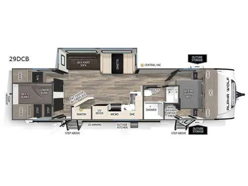 2026 Forest River Cherokee Alpha Wolf 29DCB, Photos photo 2