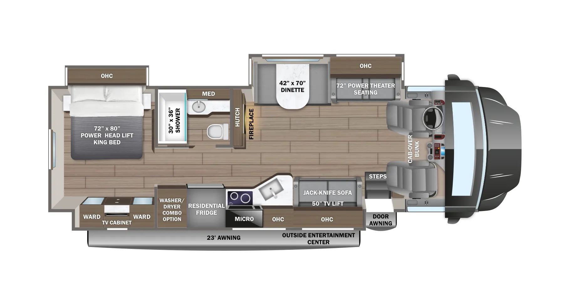 Jayco Seneca 37M floor plan